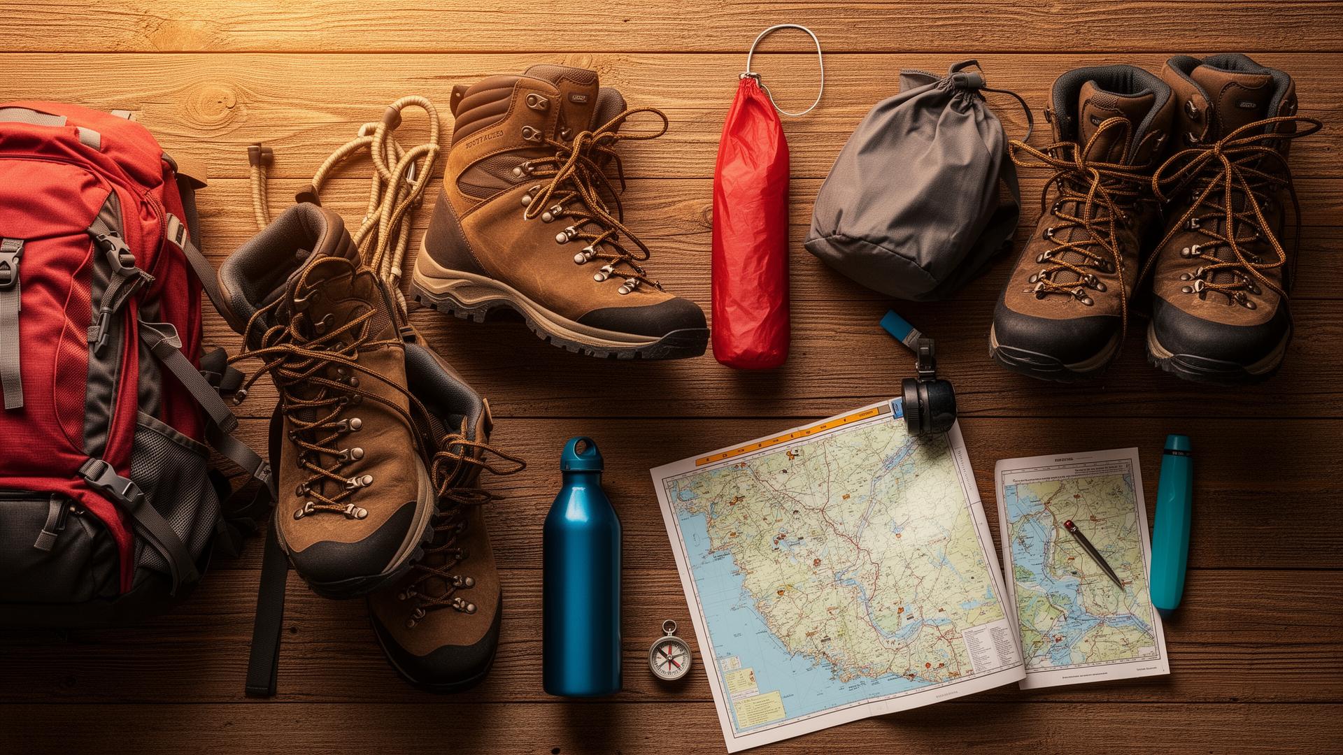 Hiking gear and equipment