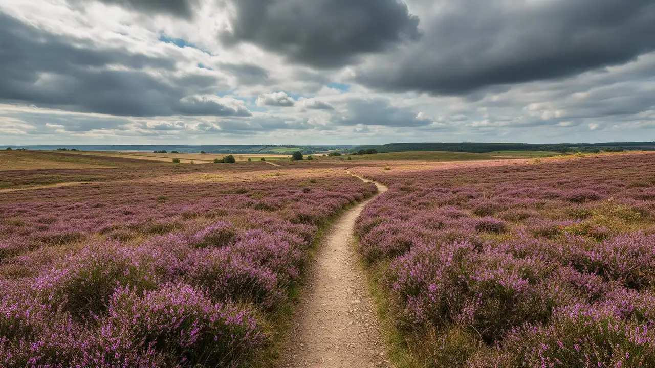 Ondernemers die samen wandelen in de natuur